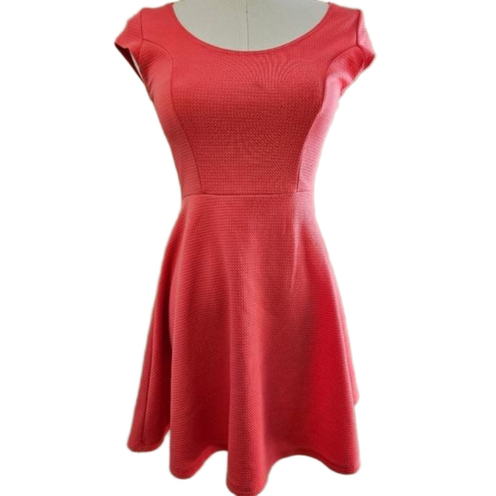 Vibe Sportswear Pink Stretch Tennis Mini Dress-Size Small